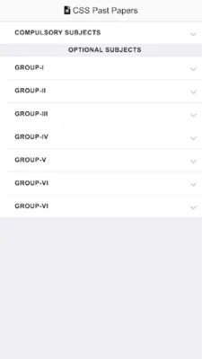 CSS Past Papers android App screenshot 2